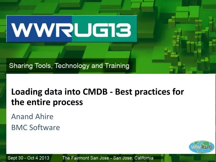 loading data into cmdb best practices for the entire process