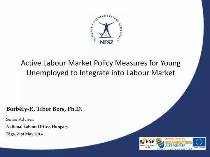active labour market policy measures for young unemployed to integrate into labour market