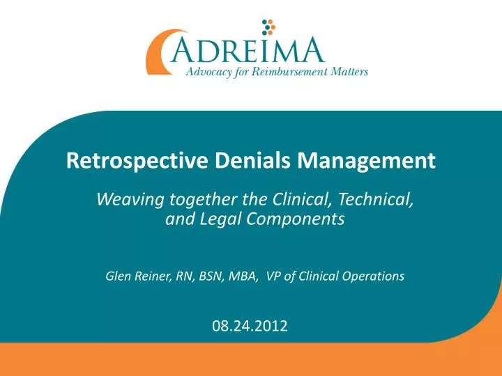 retrospective denials management