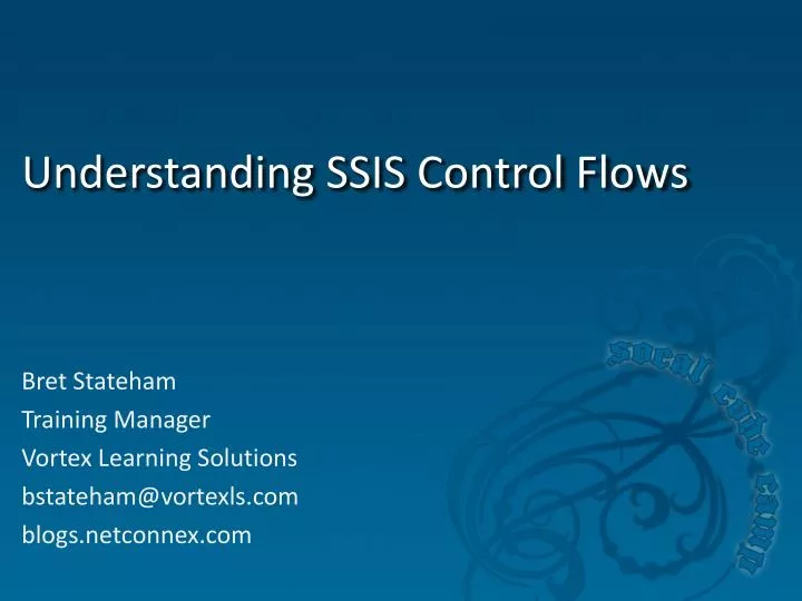understanding ssis control flows