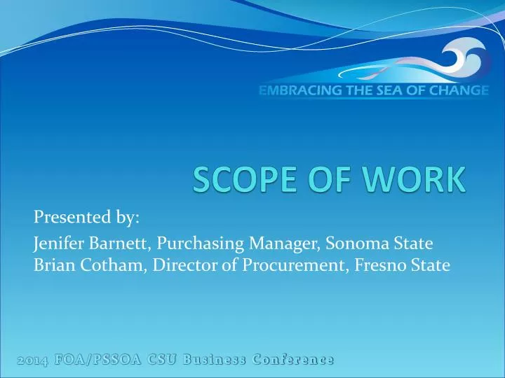 scope of work