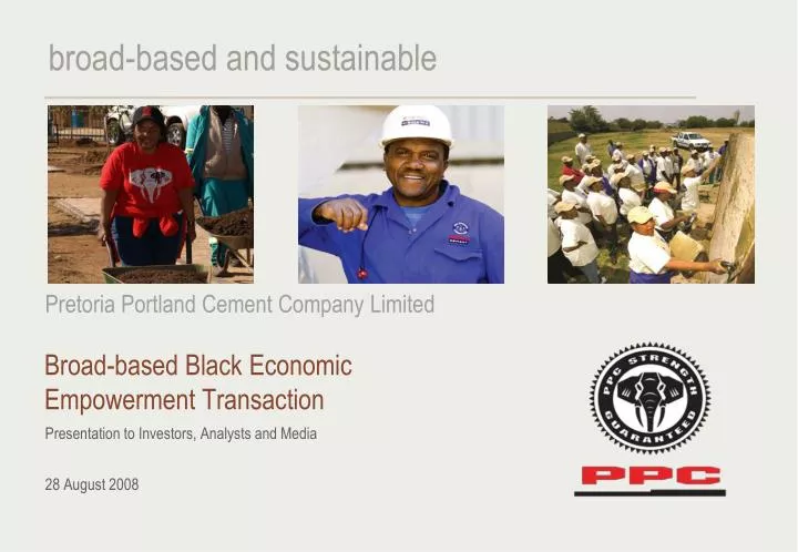 broad based black economic empowerment transaction