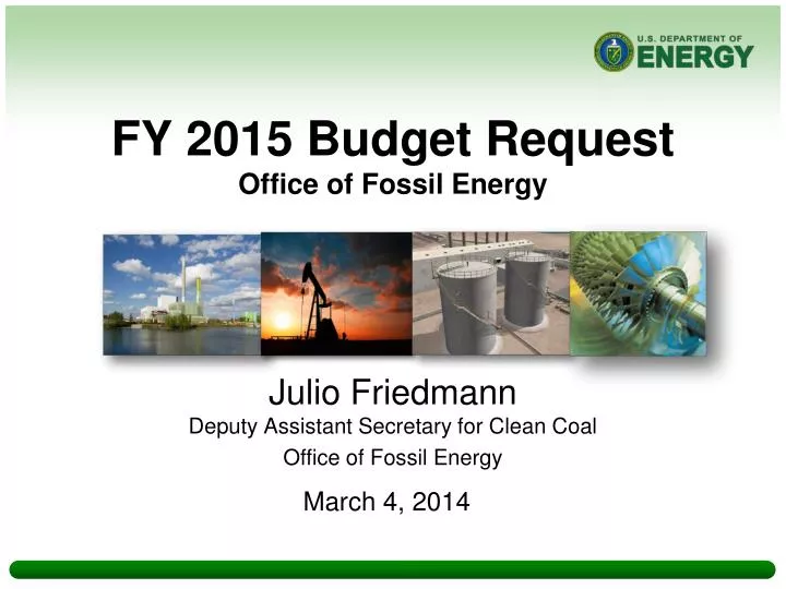 fy 2015 budget request office of fossil energy