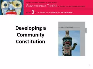Developing a Community Constitution