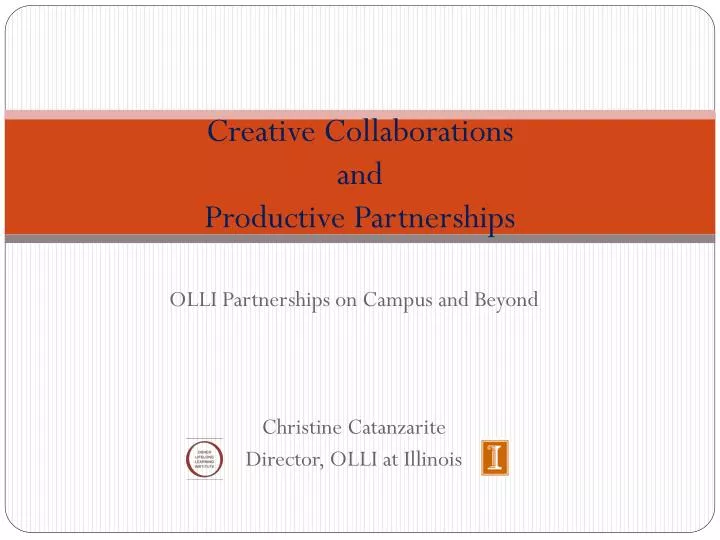 creative collaborations and productive partnerships