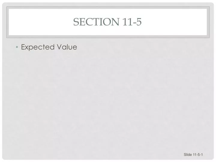 section 11 5