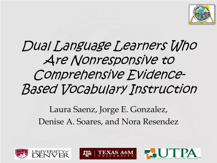 dual language learners who are nonresponsive to comprehensive evidence based vocabulary instruction