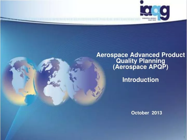 aerospace advanced product quality planning aerospace apqp introduction