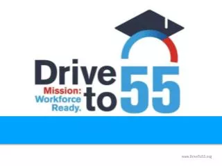 Why are we driving to 55?