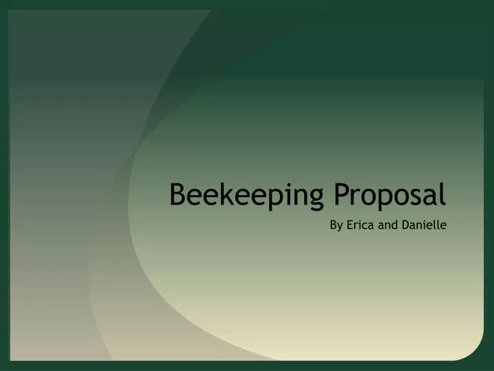 beekeeping proposal