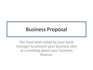 Business Proposal