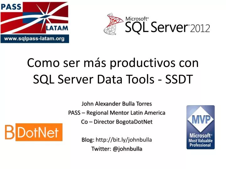 como ser m s productivos con sql server data tools ssdt