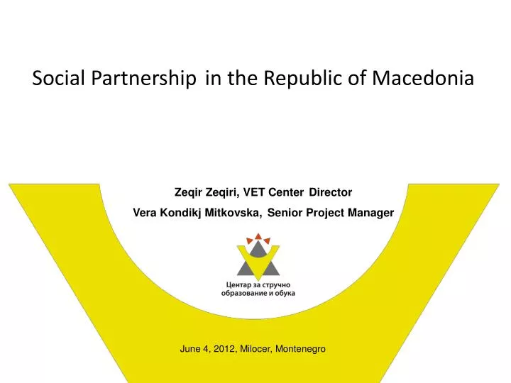 social partnership in the republic of macedonia