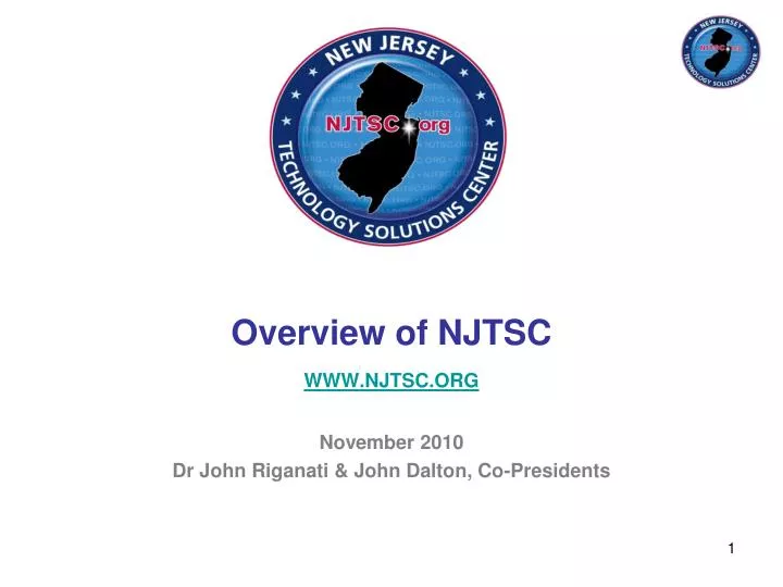 overview of njtsc www njtsc org