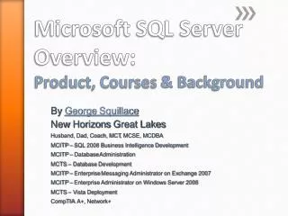 Microsoft SQL Server Overview: Product, Courses &amp; Background