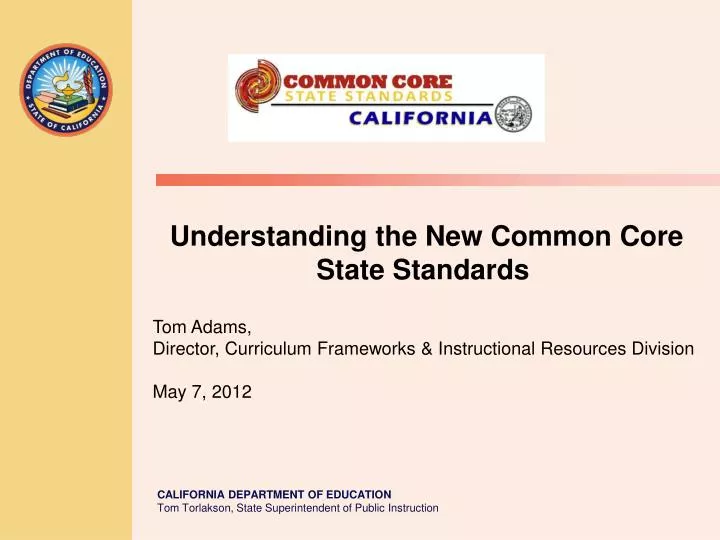 understanding the new common core state standards