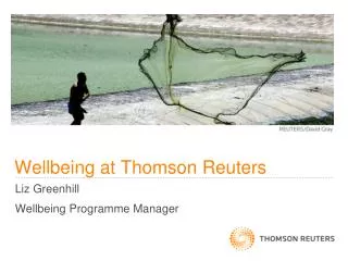 Wellbeing at Thomson Reuters