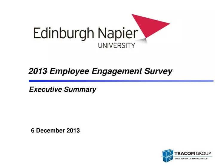 2013 employee engagement survey