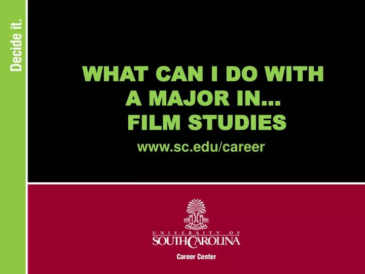 what can i do with a major in film studies