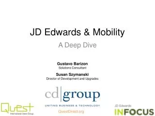 JD Edwards &amp; Mobility