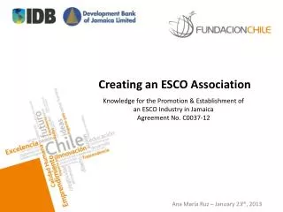 Creating an ESCO Association