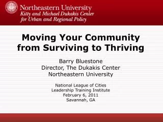 Moving Your Community from Surviving to Thriving