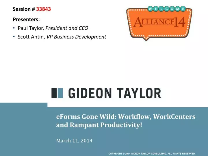 eforms gone wild workflow workcenters and rampant productivity march 11 2014