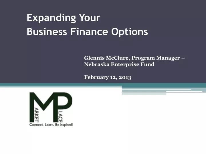 glennis mcclure program manager nebraska enterprise fund february 12 2013