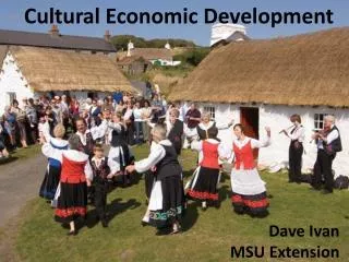 Cultural Economic Development