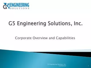 G5 Engineering Solutions, Inc.