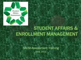 Student Affairs &amp; Enrollment Management