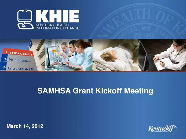 samhsa grant kickoff meeting