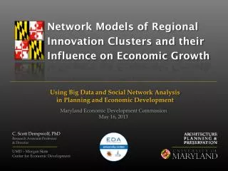 Network Models of Regional Innovation Clusters and their Influence on Economic Growth