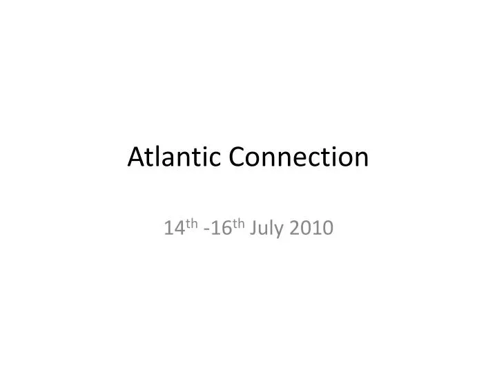 atlantic connection