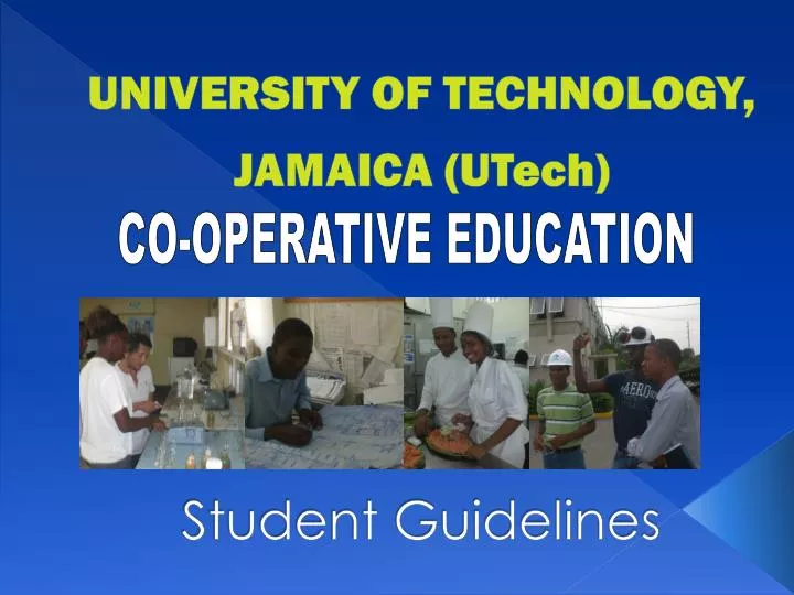 university of technology jamaica utech student guidelines