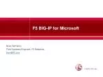 F5 BIG-IP for Microsoft