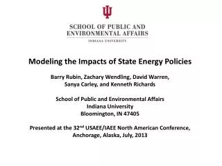 Evaluating the Impacts of State Energy Efficiency: Status of State- and Sub-State-Level Energy Policy Impact Analysis