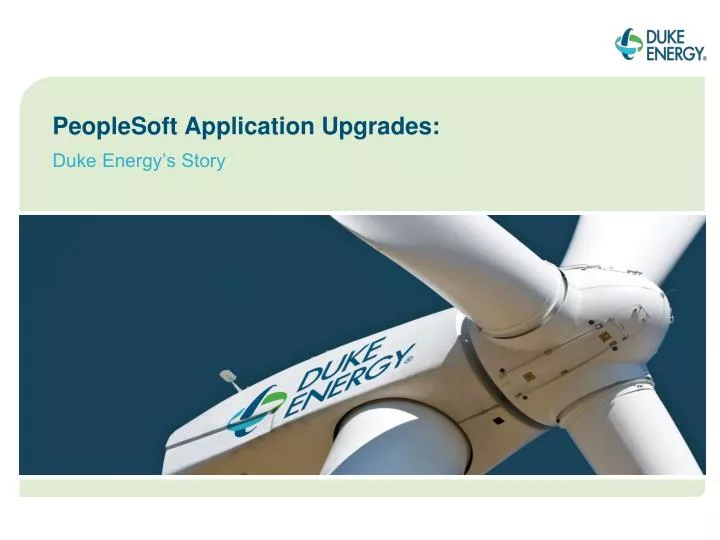 peoplesoft application upgrades