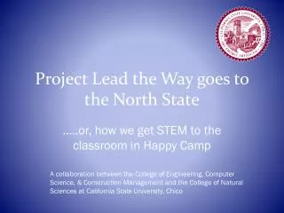 Project Lead the Way goes to the North State