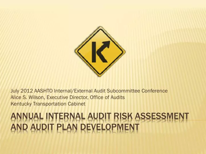 annual internal audit risk assessment and audit plan development