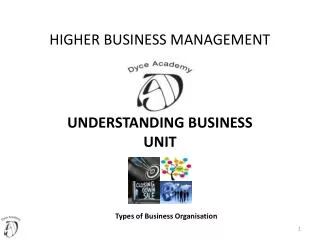 HIGHER BUSINESS MANAGEMENT