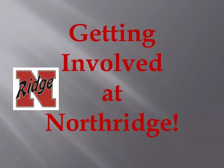 getting involved at northridge
