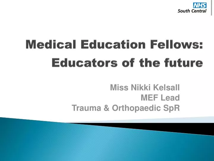 medical education fellows educators of the future