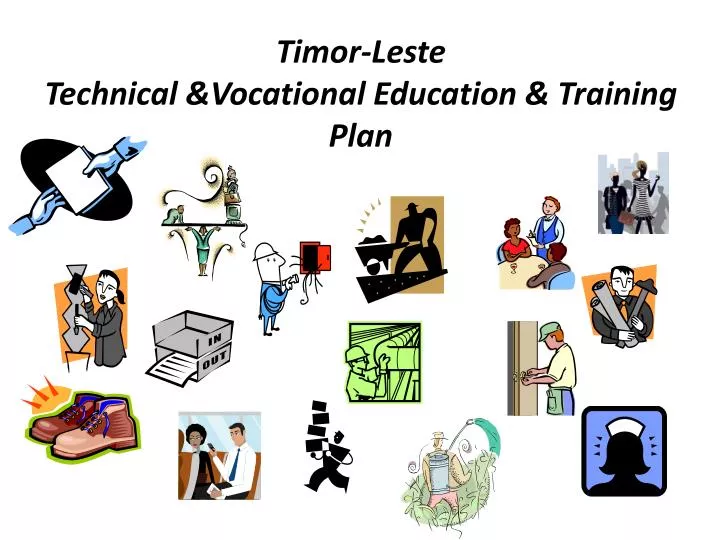 timor leste technical vocational education training plan