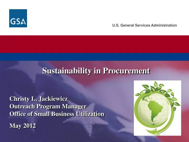 sustainability in procurement