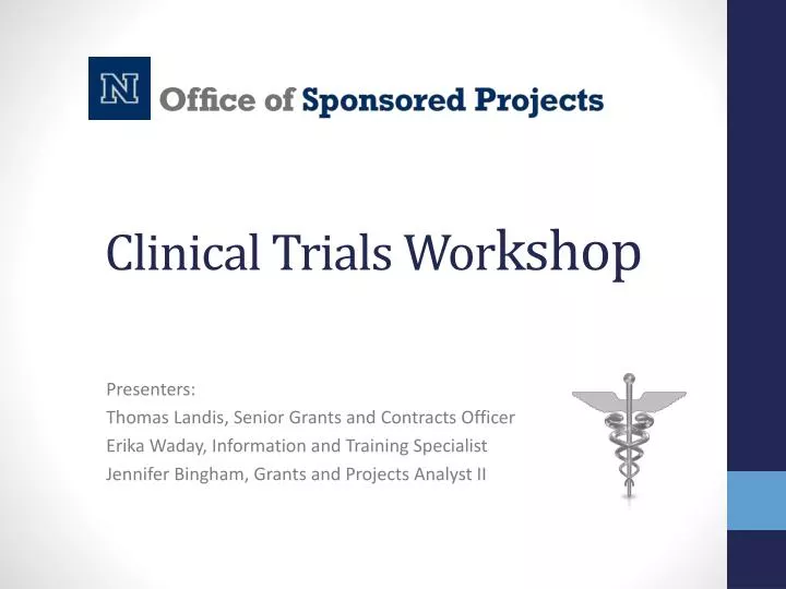 clinical trials w or kshop