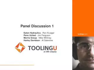 Panel Discussion 1