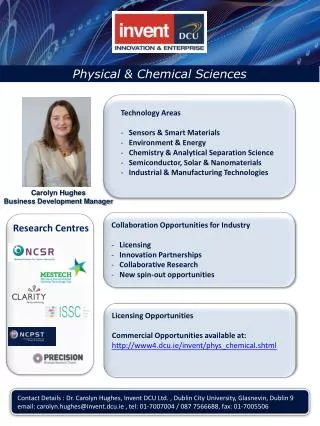 Physical &amp; Chemical Sciences