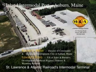 Inland Intermodal Port – Auburn, Maine