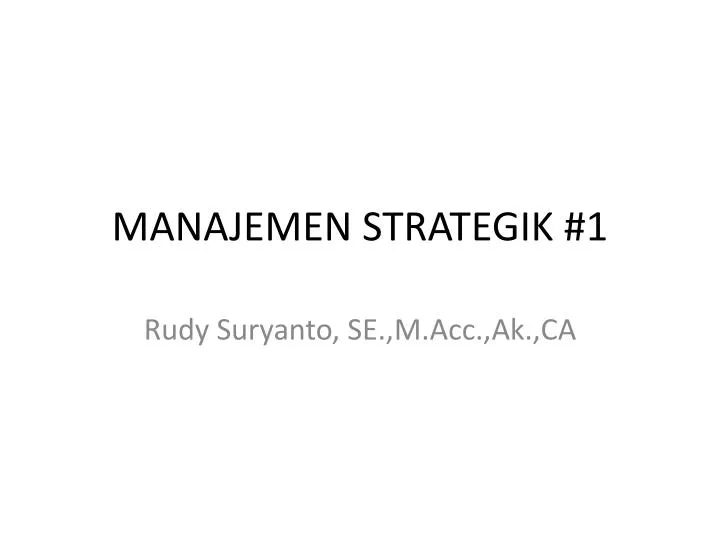manajemen strategik 1
